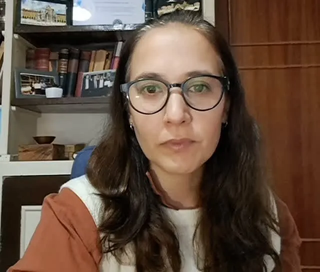Una de las abogadas del estudio, en la oficina de Av. San Martín, en Merlo